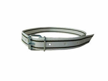 Obroża identyfikacyjna, 135 cm, biały/czarny, Canagri