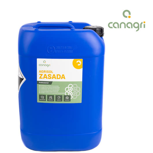 Zasadowy preparat myjąco - dezynfekujący Agrisol Zasada, 24 kg, Canagri
