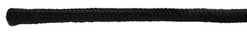 Uwiąz dla konia bawełniany, bezpieczny karabińczyk, czarny,200 cm
