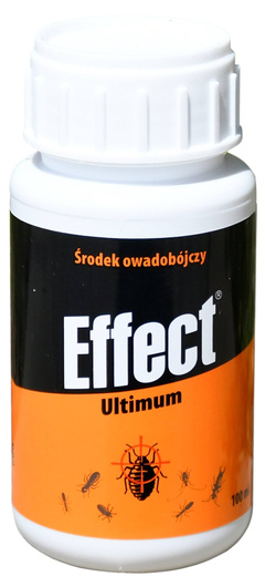 Środek owadobójczy na owady biegające i latające, Ultimum, koncentrat, 100 ml, Effect