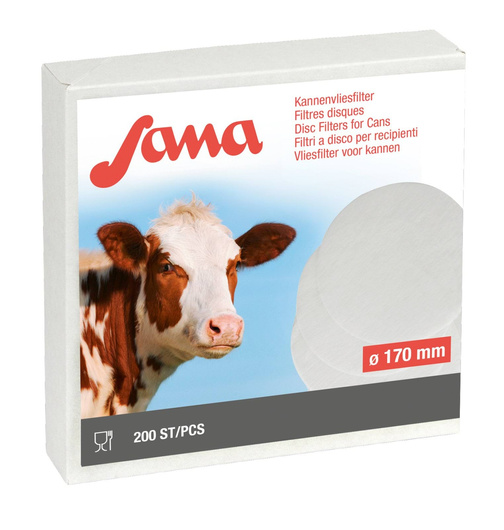 Filtr krążkowy do mleka Sana, śr. 170 mm, 200 szt., Kerbl