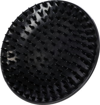 Zgrzebło z wypustkami gumowymi, czarny, Covalliero