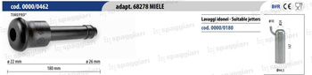 Guma strzykowa Spaggiari typ MIELE 68278, 4szt.