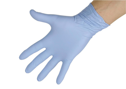 Rękawice nitrylowe Nitrile Top Pro, rozmiary S - XXL, niebieskie, 100 szt., Kerbl