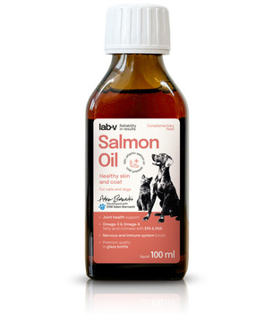 Olej z Łososia - Dla Psa i Kota - Lab-V - 100ml