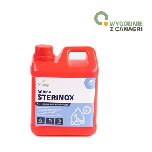 Preparat do dezynfekcji Agrisol N 77 (Sterinox), koncentrat, 2 kg, Canagri