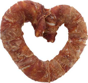 Serce z surowej skóry, z kurczakiem, 12 cm, 70 g, Kerbl