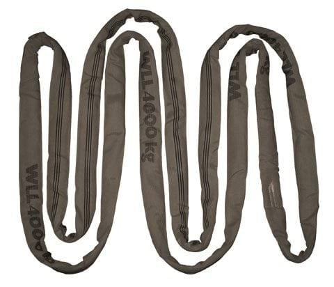 Zawiesie pasowe bezkońcowe , 4 m, udźwig 4000 kg, szary, Kerbl