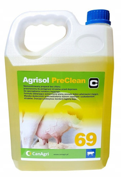 Płyn do mycia wymion Agrisol PreClean 69, 5 kg, Canagri