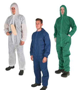 Kombinezon ochronny Basic, Różne kolory, Różne rozmiary (L - XXL), z kapturem, Kerbl