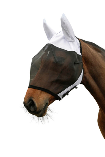 Maska przeciwowadowa dla konia z uszami SuperFly, różne rozmiary (od Pony do Full), Covalliero