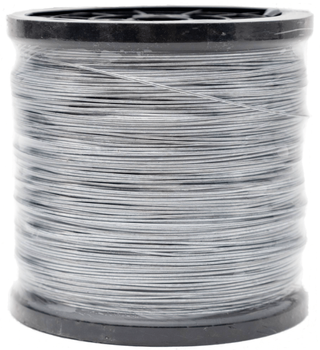 Drut ocynkowany do ogrodzeń elektrycznych, mała szpula, 1,2 mm, 1000 m, AKO
