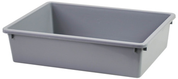 Kuweta Tray 1, szara, 40 x 30 x 10 cm, Stefanplast