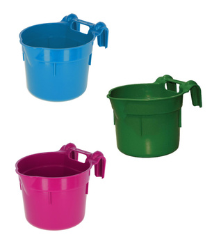 Karmidło HangOn z zawiesiem, okrągłe, różne kolory, 8 l, Kerbl