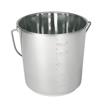 Wiadro ze stali nierdzewnej, 12,3 l, z uchwytem, Kerbl