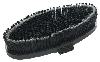 Szczotka dla konia Brush&Co, ze szlufką, czarny, 20 cm, Covalliero