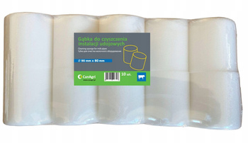 Gąbka do czyszczenia instalacji udojowych, 90 x 80 mm, 10 szt., Canagri