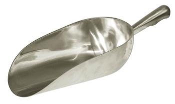 Łopatka do paszy, aluminium, 900 g, zaokrąglona, Kerbl