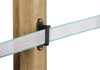 Izolator przybijany, do taśmy 40 mm Easy Tape, czarny, Kerbl