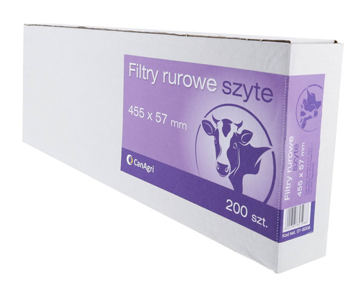 Filtr rurowy do mleka, 455 x 57 mm, 200 szt., Can Agri