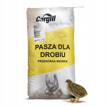 Pasza, karma dla przepiórek Cargill Przepiórka Nioska 25 kg