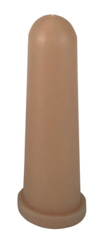 Smoczek lateksowy do wiadra do pojenia cieląt, 100 mm, beżowy, z nacięciem, Kerbl