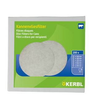 Filtr krążkowy do mleka, śr. 125 mm, 200 szt., Kerbl