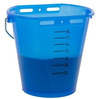 Wiadro do pojenia cieląt, "Food Safe", ze skalą, 8 l, transparentne, Kerbl