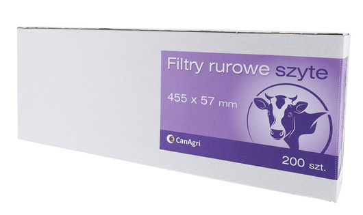 Filtr rurowy do mleka, 455 x 57 mm, 200 szt., Canagri