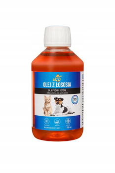 Olej z Łososia 100% Dla Psa i Kota Tłoczony Na Zimno - LAB-V – 250 ml