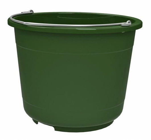 Wiadro z tworzywa sztucznego Jumbo, 20 l, oliwkowe, Kerbl