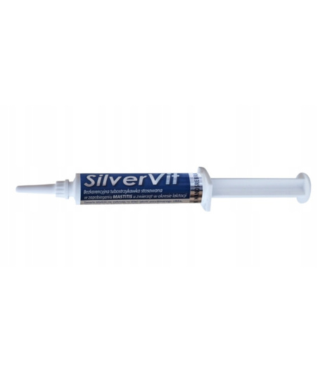 Preparat przeciw mastitis z nanosrebrem Vittra Tubostrzykawka SilverVit 10 ml