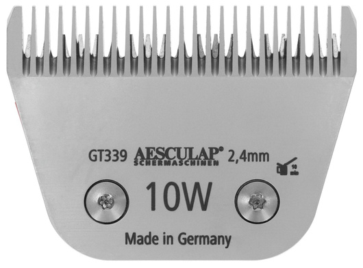 Ostrze do maszynki do strzyżenia, system SnapOn, nr 10, 2,4 mm, Aesculap