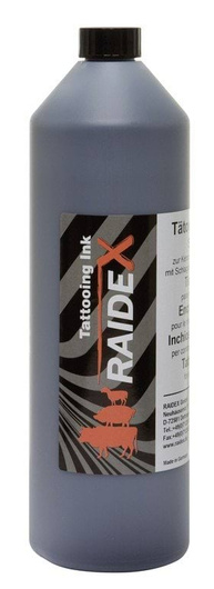 Tusz do tatuowania Raidex, czarny, 1000 ml