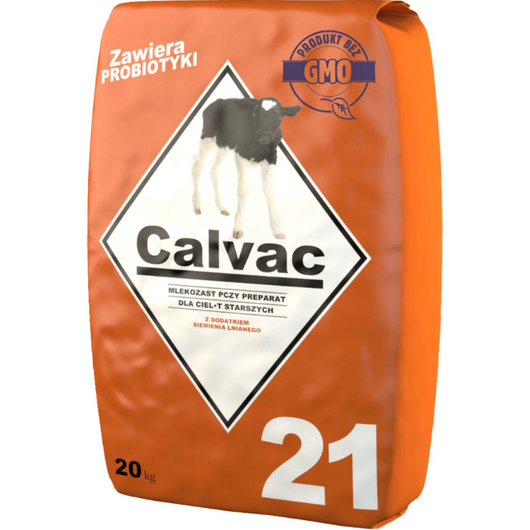 Mleko dla cieląt z siemieniem od 21. dnia, CALVAC 21, 20 kg, Canagri