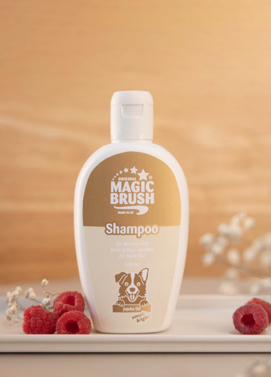 Szampon dla psa, do ciemnej sierści, 200 ml, malinowy, MagicBrush