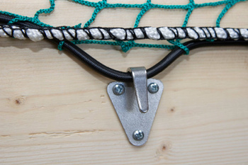 Uchwyt z hakiem do siatki transportowej, 2 szt., 40 x 50 mm, Kerbl