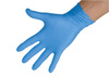 Rękawice nitrylowe Nitrile Sensitive, różne rozmiary (od S do XL), niebieskie, 100 szt, Kerbl