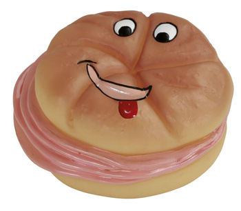 Zabawka dla psa, kanapka z winylu REX, piszcząca, 11 cm, Kerbl