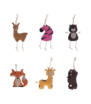 Zabawka dla konia, różne wzory (lis, żyrafa, lama, konik polny, niedźwiedź, zebra), 40 cm, Kerbl