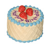 Zabawka dla psa, winylowy tort, 10 cm, Kerbl