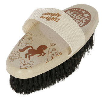 Szczotka dla konia WaterLily, ze szlufką, miękka, 17 cm, MagicBrush