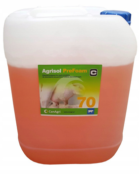 Pianowy płyn do mycia wymion Agrisol PreFoam 70, 20 kg, Canagri