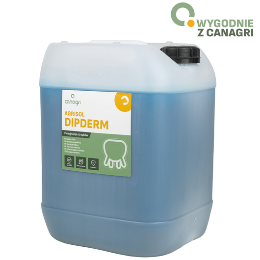 Preparat do dipingu Agrisol DipDerm 73, z chlorheksydyną, 20 kg, Canagri