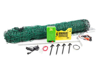 Ogrodzenie elektryczne z siatką 25 m, zestaw, Kerbl