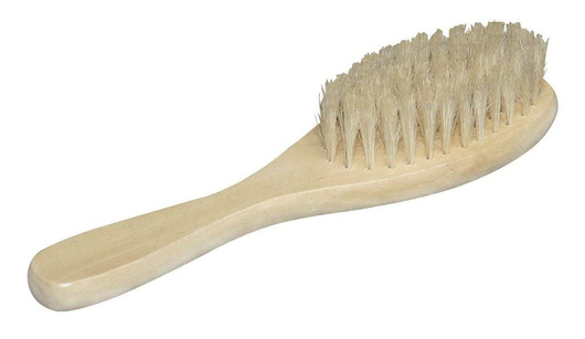 Szczotka z włosiem naturalnym dla zwierząt domowych, drewniana, 17 cm, Kerbl