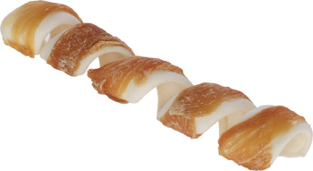 Spirala do gryzienia z surowej skóry, z kurczakiem, 20 cm, 55 g, Kerbl