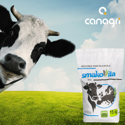 Mieszanka traw Protein Smakovita, z lucerną, 15 kg, Sowul & Sowul