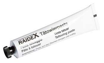 Tusz do tatuowania Raidex, czarny, farba, 60 g