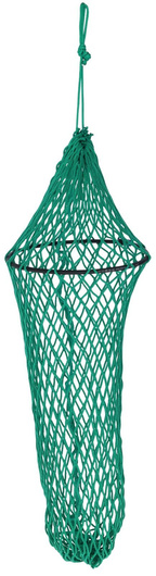 Siatka na siano dla konia z pierścieniem, zielony, oczko 4,5 cm, 120 cm